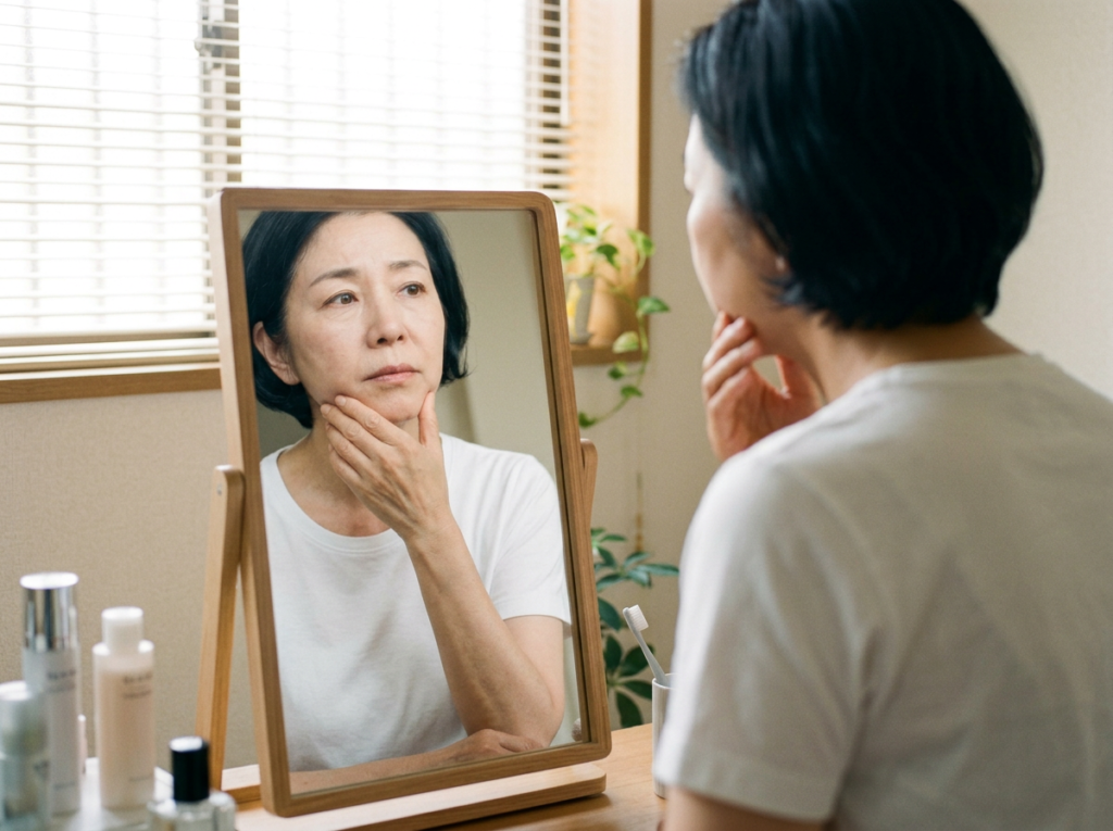 顔のたるみと頭皮のたるみは同時に起きている